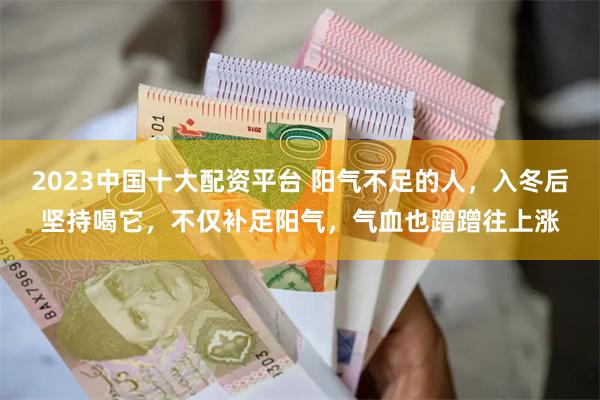 2023中国十大配资平台 阳气不足的人，入冬后坚持喝它，不仅补足阳气，气血也蹭蹭往上涨